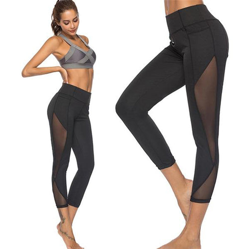 Sexy Mesh Yoga Pants