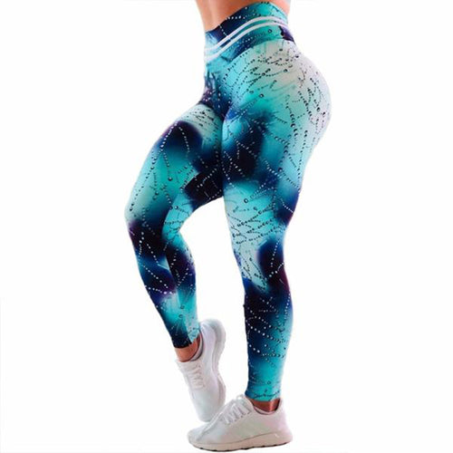 Droplet Printed Yoga Pants