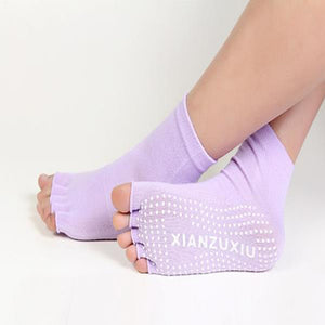 Half Toe Yoga Socks