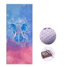 Load image into Gallery viewer, Micro-Fiber Printed Yoga Mat