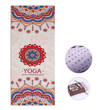 Load image into Gallery viewer, Micro-Fiber Printed Yoga Mat