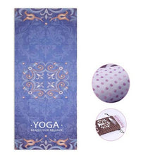 Load image into Gallery viewer, Micro-Fiber Printed Yoga Mat