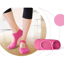 Load image into Gallery viewer, Breathable Cotton Yoga Socks