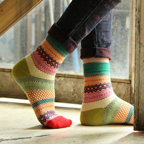 Multi-Color Stripe Socks