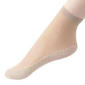 Transparent Silk Yoga Socks