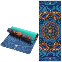 Load image into Gallery viewer, Lotus Pattern Yoga Mat