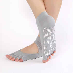 Half Toe Warm Yoga Socks